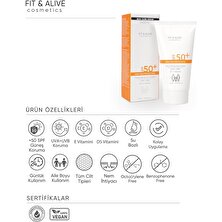 Fitalive 50+ SPF Güneş Kremi - 50 ML