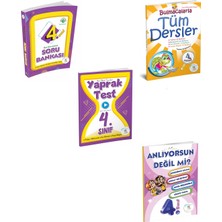 5 RENK YAYINEVİ 4 . Sınıf Tüm Dersler Soru Bankası + Yaprak Test + Bulmaca + Anlıyorsun Değil Mi4 Kitap
