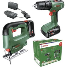 Bosch Akülü Darbeli Matkap Dıy Set Easyımpact 18V-40 + Easysaw 18V-70 - 0 603 9d8 10A