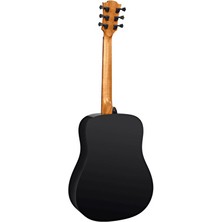 Lag Gla T118D-BLK Dreadnought Black Akustik Gitar