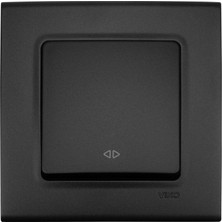 Viko Linnera Life Gece Siyahı Permütatör Ara Vavian Çerçeveli - 90444031