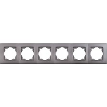 Viko Linnera Life Granit Grisi Altılı Çerçeve - 90482006