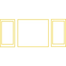Decogold Tarz Tasarım Boyanabilir Çıta Hazır Kesim (ANKA119)