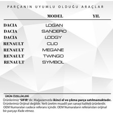 DNC Auto Part Renault Clio Symbol, Dacia Logan Için Bagaj Kilit Karşılığı