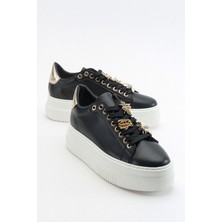 Luvi Ater Siyah Kadın Spor Ayakkabı