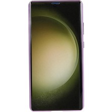 Cool-M Samsung Galaxy S23 Ultra Metal Çerçeve Çift Taraflı Temperli Cam Telefon Kılıfı (Yurt Dışından)