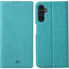 Cool-M Samsung Galaxy A14 5g Pu Deri Deri Flip Kılıf Kart Yuvaları Stand Manyetik Otomatik Absorlanmış Koruyucu Telefon Kapağı (Yurt Dışından)