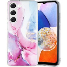 Cool-M Samsung Galaxy A14 5g Imd Mermer Desen Tpu Kılıf Damla Dayanıklı Arka Koruyucu Telefon Kapağı (Yurt Dışından)