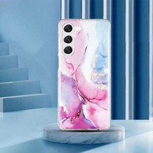 Cool-M Samsung Galaxy A14 5g Imd Mermer Desen Tpu Kılıf Damla Dayanıklı Arka Koruyucu Telefon Kapağı (Yurt Dışından)