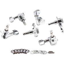 Surjion 6x Gitar String Tuning Pegs Halk Gitarları Için Kilitleme Gitar Yerine Doğru (Yurt Dışından)