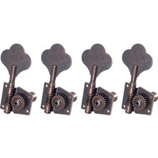 Surjion 4x Bas Tuner Tuning Pegs Elektro Gitar Bas Gitar Halk Guitars 4r Kırmızı Bronz (Yurt Dışından)