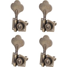 Surjion 4x Bas Tuner Tuning Pegs Elektro Gitar Bas Gitar Halk Gitarları 4r Bronz (Yurt Dışından)