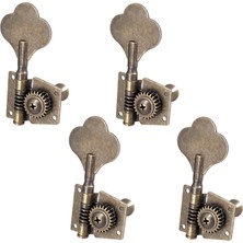 Surjion 4x Bas Tuner Tuning Pegs Elektro Gitar Bas Gitar Halk Gitarları 4r Bronz (Yurt Dışından)