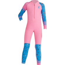 Surjion Çocuklar Wetsuit Dalış Mayoları Tekne Su Aerobik Yüzme Termal Tam Takım Elbise Pembe 2xl (Yurt Dışından)