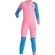 Surjion Çocuklar Wetsuit Dalış Mayoları Tekne Su Aerobik Yüzme Termal Tam Takım Elbise Pembe 2xl (Yurt Dışından)