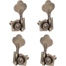 Surjion 4x Bas Tuner Tuning Pegs Elektro Gitar Bas Gitar Halk Gitarları 2L2R Bronz (Yurt Dışından)