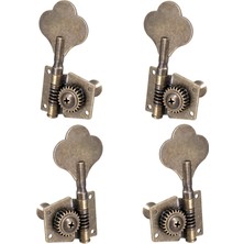 Surjion 4x Bas Tuner Tuning Pegs Elektro Gitar Bas Gitar Halk Gitarları 2L2R Bronz (Yurt Dışından)