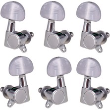 Surjion 6x Kapalı Gitar String Tuning Pegs Elektrikli Folk Gitar Dize Düğmesi 2l 4r Argent (Yurt Dışından)