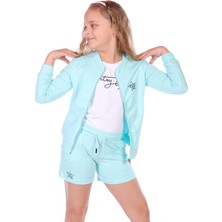 Toontoy Kids Toontoy Kız Çocuk Yıldız Baskılı Üçlü Şortlu Takım