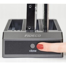 Fideco YPZ08A U3 2 5 / 3 5'' USB 3 0 Disk HDD Harddisk Dock Stand 2sata 1ıd Klonlama Kopyalama