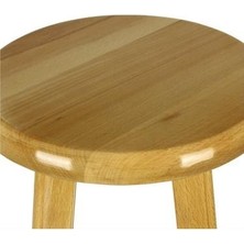 Oktay Ahşap Tabure 70 cm Naturel Renk