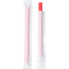 Ekolojik Pipet Pipet Kağıt Pipet Tekli Kağıt Sargılı 8 mm x 24 cm 100 Adet