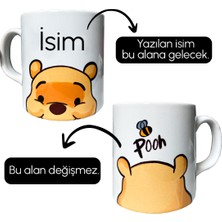 Tasarım İzi Ayıcıklı İsimli Kupa
