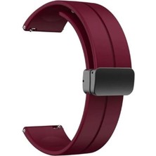 Apsuwa Huawei Watch Buds Kordon Kayış D-Buckle Mıknatıslı Silikon 22/DBL2W