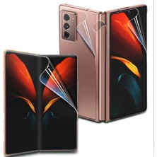 Voyo Samsung Galaxy Z Fold 4 Full Kaplama Şeffaf Koruyucu Ekran ve Arka Voyo