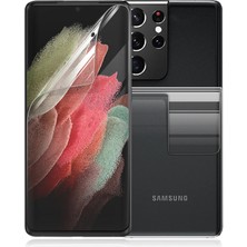 Voyo Samsung Galaxy S21 Plus Full Kaplama Şeffaf Ön ve Arka Koruyucu Voyo