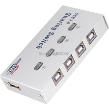 Keepro 4 Port USB Switch 4 Port Sharing 4 Kasa 1 Yazıcı 1 Yazıcı 4 Bilgisayar