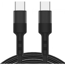 Beloving USB C Veri Hattı Kablo Aksesuarları 3.8mm Od Hızlı Şarj Kablosu 100CM Siyah (Yurt Dışından)