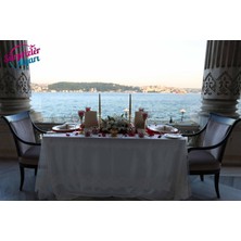 Horizon Şamdan Mum - Konik - Kokusuz - 4 Adet - Parlak Metalik Renk - 2,2*25 cm