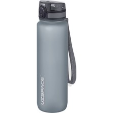 Uzspace Tritan Matara 1000 ml Gri 3038