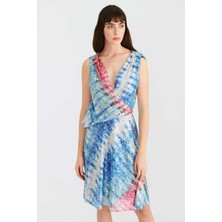 ROMAN Pullu V Yakalı Abiye Elbise Standart Renk Y2211324_089