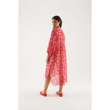 ROMAN Boyundan Bağlamalı Uzun Elbise Standart Renk Y2211102_089