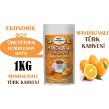 Kuybet Kahvecilik 1 kg Mandalinalı Türk Kahvesi Ekonomik Boy