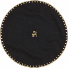 Karaca Home 50.yıl Yuvarlak Amerikan Servisi Siyah Gold