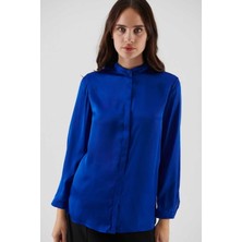 ROMAN Yakasız Gömlek Saks K2313594_021