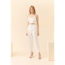 ROMAN Y23 12068 Pantolon  Beyaz Y2312068_002