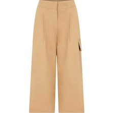 ROMAN Yanları Cepli  Kısa Paça Pantolon Kahve Y2312075_005