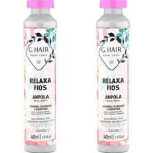 Ghair G.hair Relaxa Fios Anında Etkili Saç Bakım Ampülü 40 ml - 1 Adet