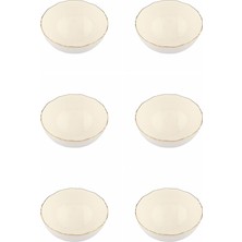 Porland Altın Yaldız Kase 22cm 6'Lı 04alm007411