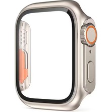 Cool Cold Apple Watch Ultra Yükseltme Case Pc Cam+Kılıf Su Geçirmez (45MM) Seri 7/8Uyumlu Koruma