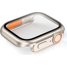 Cool Cold Apple Watch Ultra Yükseltme Case Pc Cam+Kılıf Su Geçirmez (45MM) Seri 7/8Uyumlu Koruma