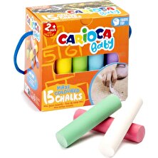 Carioca Baby 7 Renk Jumbo Renkli Tebeşir 15 Li (43551)