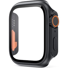 Cool Cold Apple Watch Ultra Yükseltme Case Pc Cam+Kılıf Su Geçirmez (45MM) Seri 7/8 Uyumlu Koruma