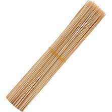 Surjion 100X Bambu Şişler Sopa Portatif Barbekü Sokakları Kamp Et Için 35CM (Yurt Dışından)