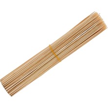 Surjion 100X Bambu Şişler Sopa Portatif Barbekü Sokakları Kamp Et Için 35CM (Yurt Dışından)