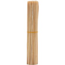 Surjion 100X Bambu Şişler Sopa Portatif Barbekü Sokakları Kamp Et Için 35CM (Yurt Dışından)